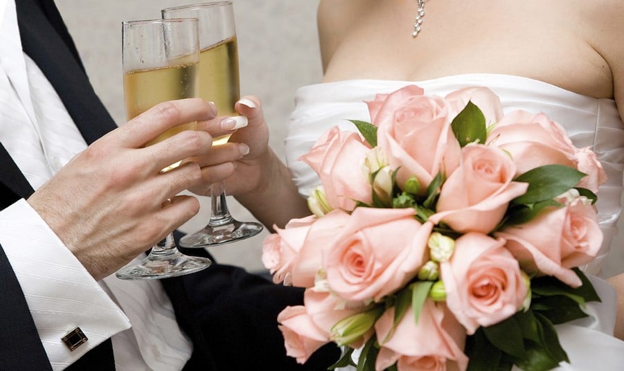 Our Flagler Beach Hotel's elopement and wedding packages include Champagne.